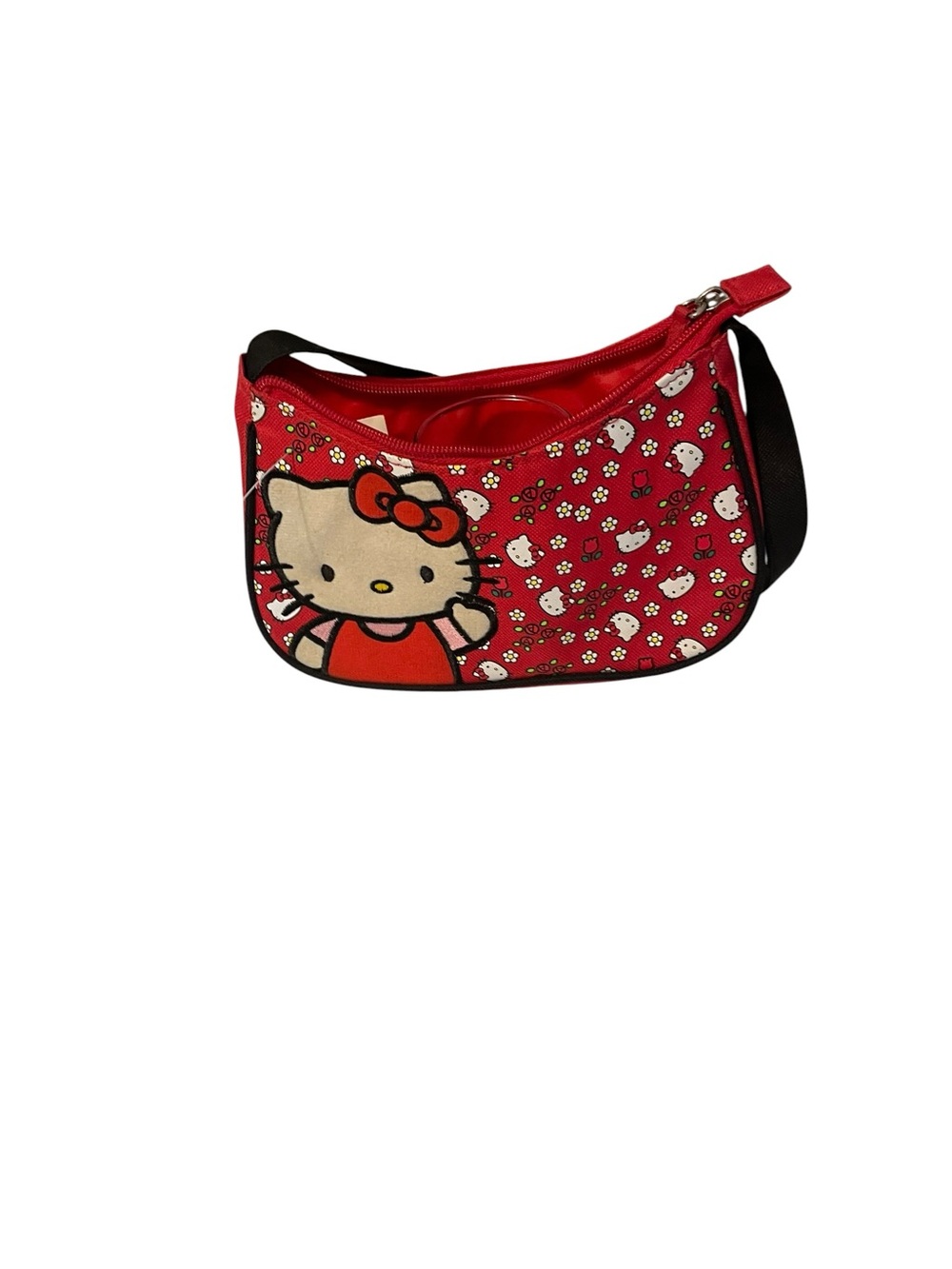 Hello Kitty Red Shoulder Bag with Black Trim